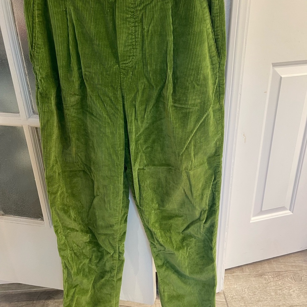 Green Corduroy Pants